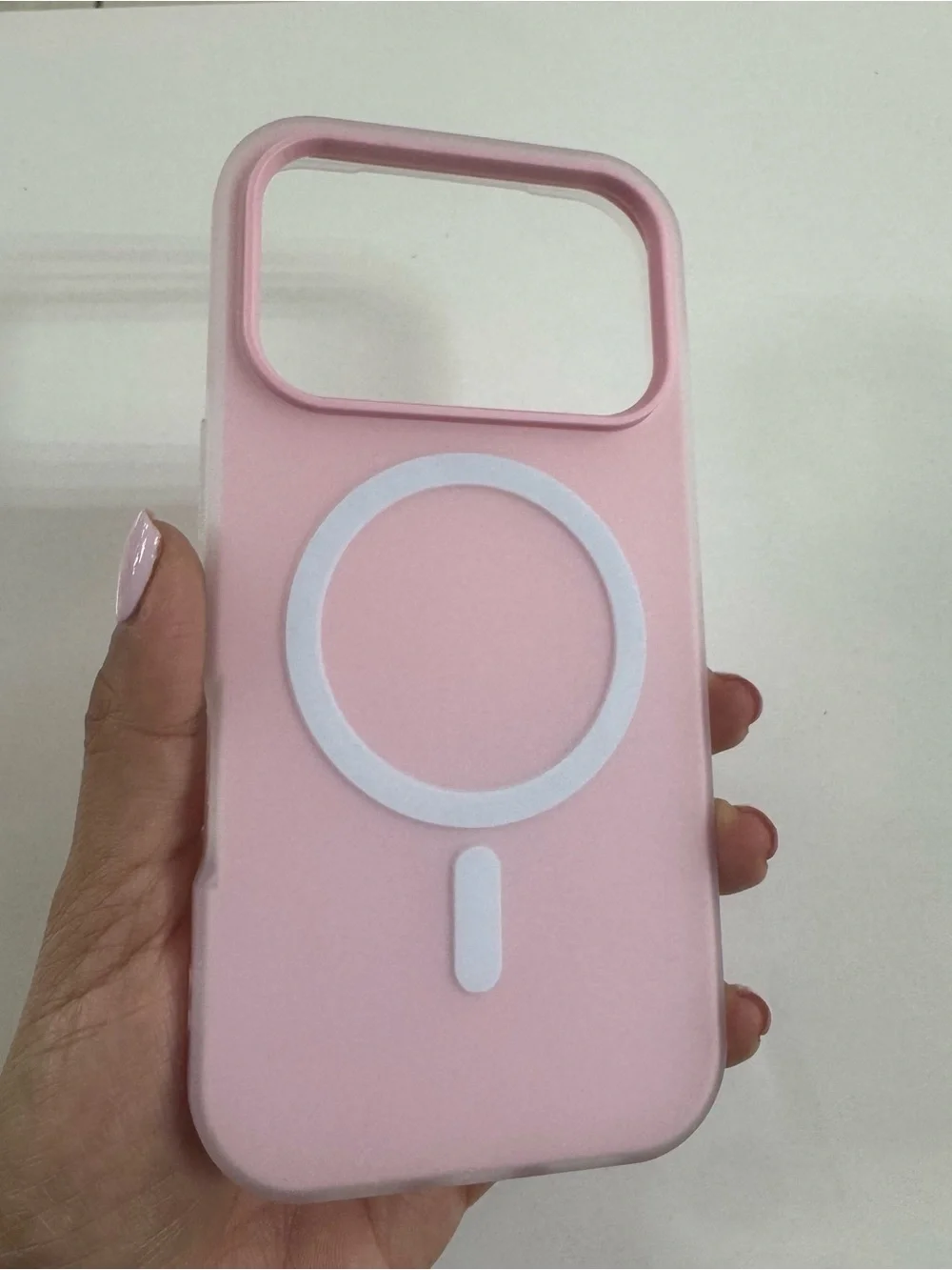 iPhone 17 Pro case Pink MagSafe #magSafe #pink  Pink MagSafe Compatible Silicone